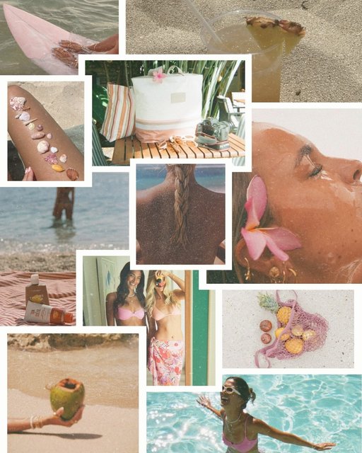 a taste of summer 🌞🐚💗🧴