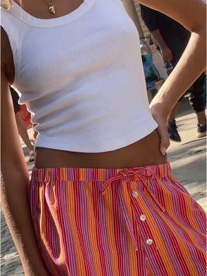 トップス Plage PROTAGONISTA SP SKIPPER NO/S Product | LSPACE Skipper Short - Bondi Babe Stripe