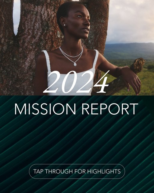 DID YOU KNOW that by the end of this year, 100% of our gold will be repurposed or Fairmined? Yeah, we’re pretty excited — and there’s even more to look forward to. Swipe for highlights from our 2024 Mission Report.
 
Link in bio for the full report, along with our forward-looking goals to transform the jewelry industry.