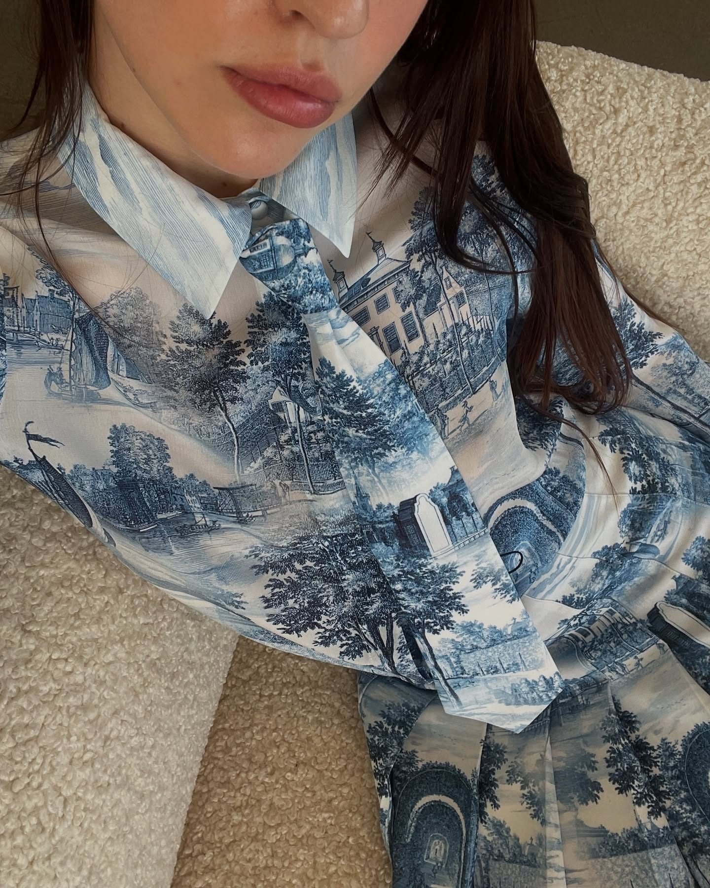 ALICE+OLIVIA プリーツデニム ミニスカート CARTER Carter Pleated Denim Mini Skirt In Love Train | Alice + Olivia