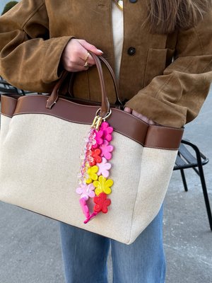 Full Bloom Bag Charm - Clear