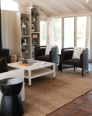 Fields Cane Back White Accent Chair - image 18 of 20