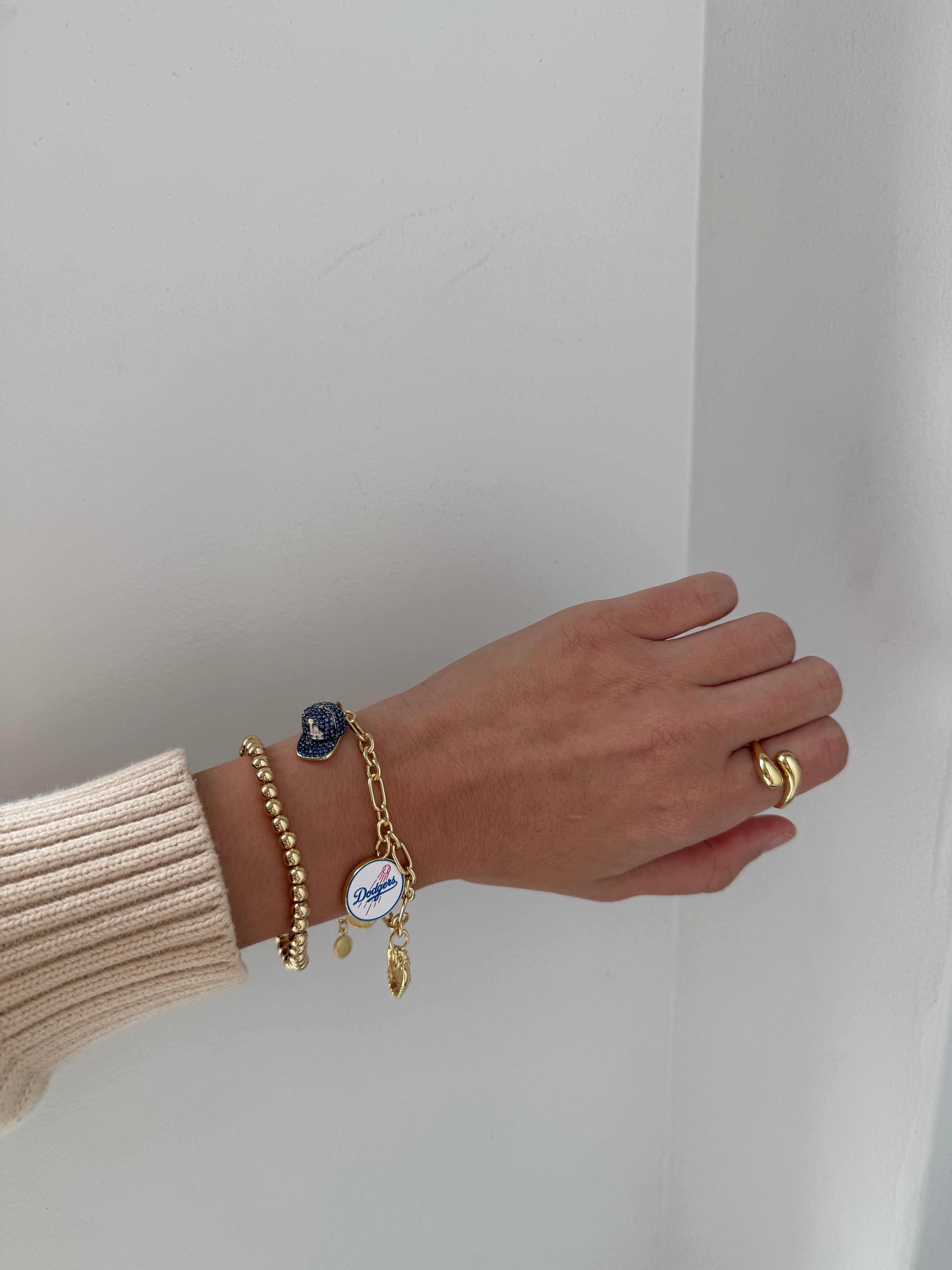 ☆Baublebar☆LAドジャース フレンドシップブレスレット MLB Charm Bracelet - Los Angeles Dodgers – MLB charm