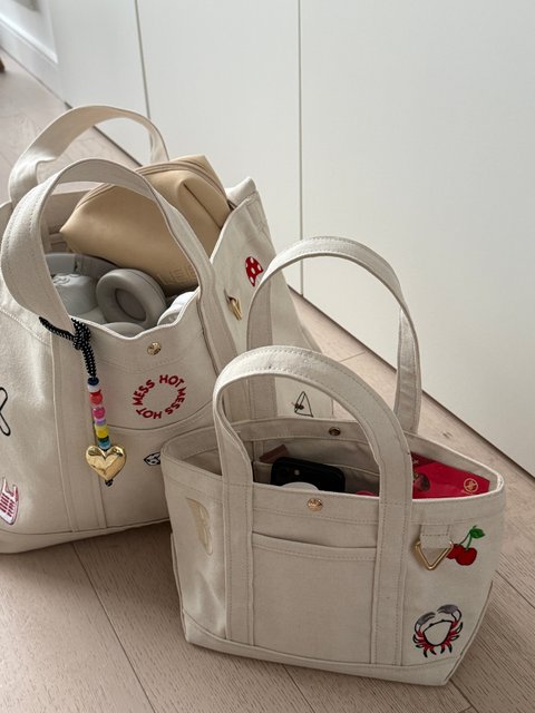 Custom Icon Tote - Natural
