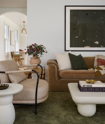 Muirfield Sculptural Metal Accent Chair by Jake Arnold - image 10 of 14