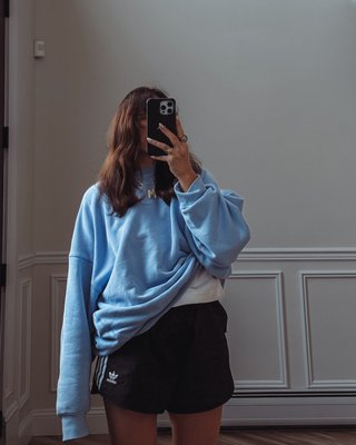 Pavé Bubble Initial Necklace - Clear/Gold