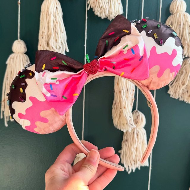 Disney Minnie Mouse Ice Cream Ears Headband - Minnie Mouse Ice Cream Ears