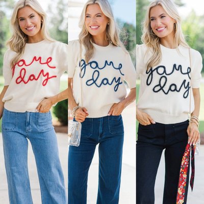 Game day just got cozier! 🏈✨ These puff sleeve sweaters in classic and bold colors bring warmth and fierce style to every cheer. Ready to stand out in the stands!

>> To The Stadium Game Day Puff Sleeve Sweater

#shopthemint #boutique #onlineshopping #styledaily #getthelook #everydayfashion #gameday #gamedayoutfit #SEC #fridaynightlights