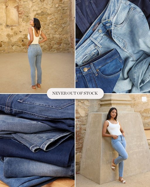The jeans that are always here for you-- never out of stock, never over $99.