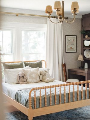 Greta Scalloped Raffia 26" Kids Chandelier - image 10 of 13