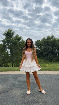This bow skort is screaming Love Shack Fancy but on a budget! Currently on sale and so gorgeous! 🎀

Comment NEED below to receive a DM with the link to this post on my LTK ⬇

https://liketk.it/5kZc7 #ltksalealert #ltkpetite #ltkfindsunder50 #francescas #bows #petitefashion