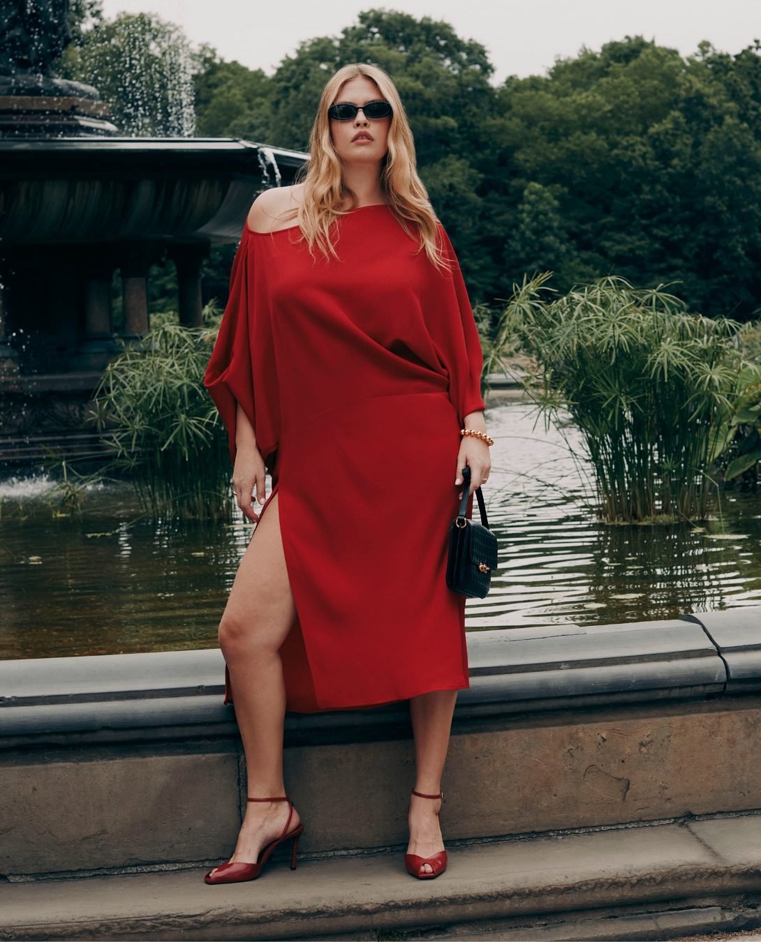 特別価格Ekaliy Women Plus Size One Shoulder Maxi Dress Elegant Flattering Asymmetrical Cocktail Party Long Dress Rose Red XL並行輸入 特別価格Ekaliy Women\u0027s Plus Size Elegant High Low Cocktail Party