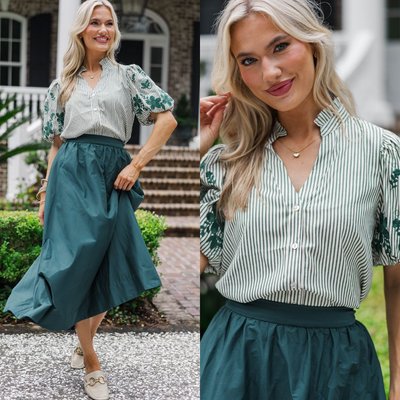 Delicate details, standout style 💚 This green embroidered blouse brings a soft charm to your fall wardrobe—perfect for workdays, weekends, and everything in between.

>> What The Heart Wants Green Embroidered Blouse

#shopthemint #boutique #onlineshopping #styledaily #getthelook #everydayfashion
