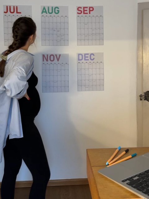 When the due date is officially on the wall 🥹🗓️ Share yours in the comments 🥰

#duedate #birthday #pregnancy