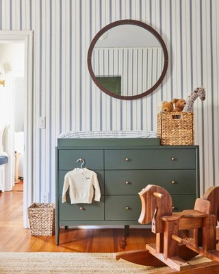 Hampshire 50" Natural Brown Wood 6-Drawer Wide Kids Dresser - image 7 of 11