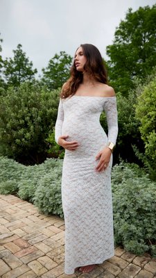 JUST DROPPED:  Off The Shoulder Lace Dress Ice Blue 🩵 

Our bestselling lace dress just landed in a hue soft blue hue. A dream for baby showers, bump photos, vacations, or any special occasion 

Shop now at bumpsuit.com 

#lace #lacedress #babyblue #boymom #maternityphotos
