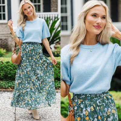 A duo made for fresh beginnings 🌿🌤 The Under the Sky Dusty Blue Sweater and Start the Day Green Floral Maxi Skirt — perfect for market mornings, garden strolls, or any moment you want to feel softly radiant this season.

>> Under The Sky Dusty Blue Sweater / Start The Day Green Floral Maxi Skirt

#shopthemint #boutique #onlineshopping #styledaily #getthelook #everydayfashion