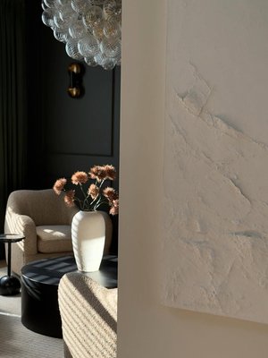 Rile Textured White Terracotta Floor Vase 24" - image 6 of 7