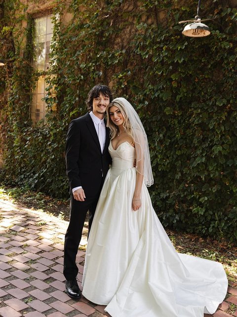 Willowby by Watters Ember Strapless Drop-Waist Dupioni Wedding Gown |  Anthropologie
