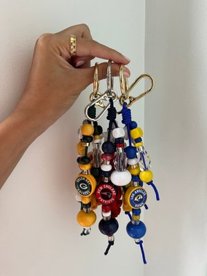 NFL Beaded Bag Charm - Los Angeles Rams