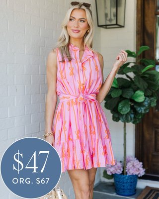 Playful, sweet, and 30% off! 🌸 This pink bow print dress is perfect for twirling through sunny days or adding a cheerful, feminine touch to your wardrobe.

>> The Dreamer Pink Bow Print Dress

#shopthemint #boutique #onlineshopping #styledaily #getthelook #everydayfashion