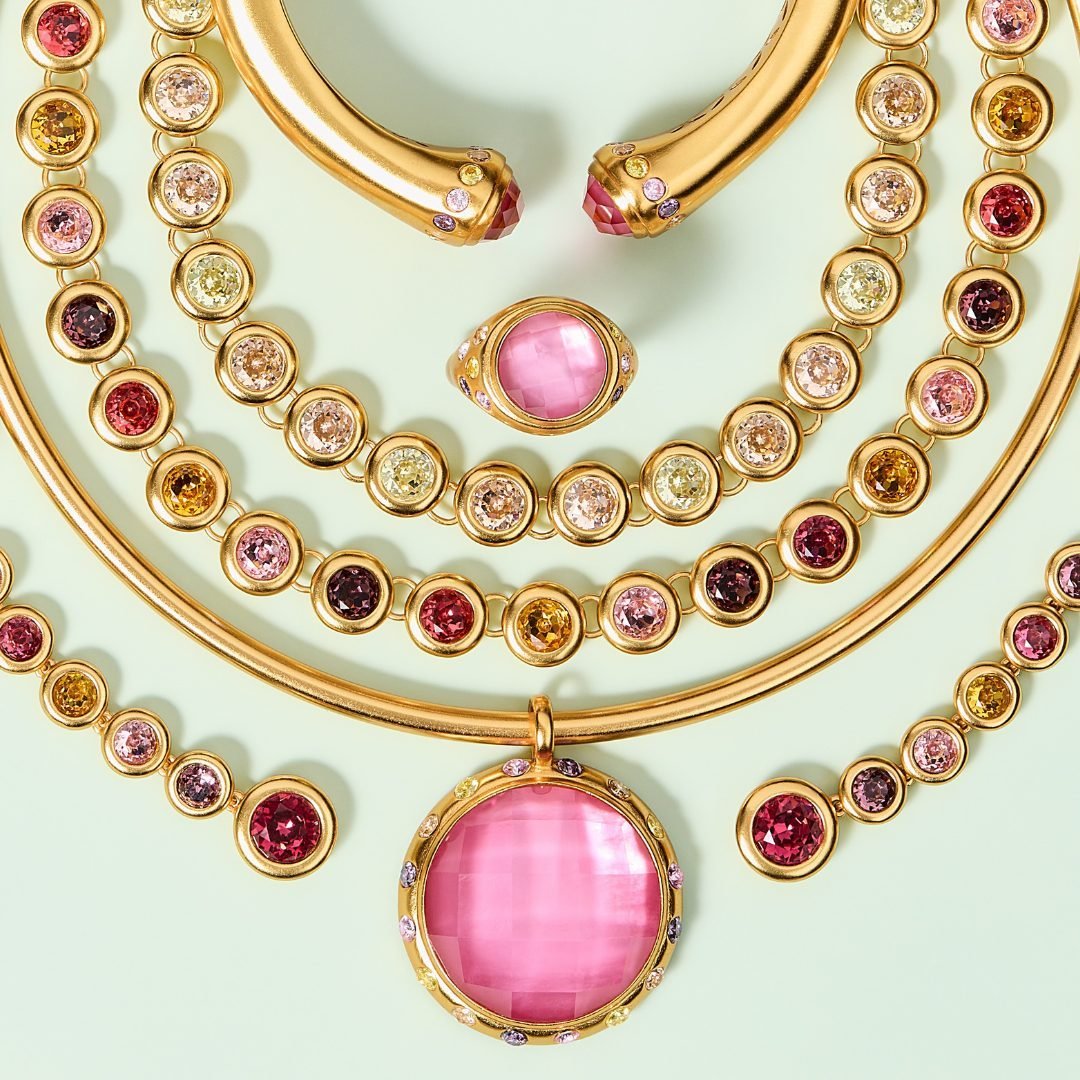 Herlipto♡Clear Flower Gold Tone pierces Herlipto♡Clear Flower Gold Tone pierces