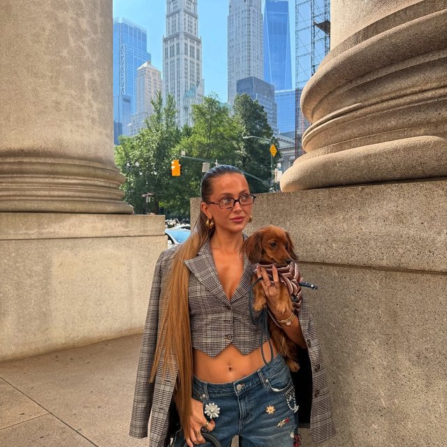 Harper Embellished Baggy Jean In Cambria Vintage Alice Olivia