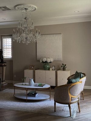 Dorset 81" White Lacquered Linen Credenza - image 9 of 13