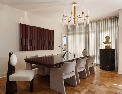 Foley Grey Faux Mohair Dining Armchair - image 17 of 18