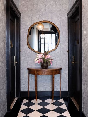 Abel Brass Round Wall Mirror 48" - image 11 of 15