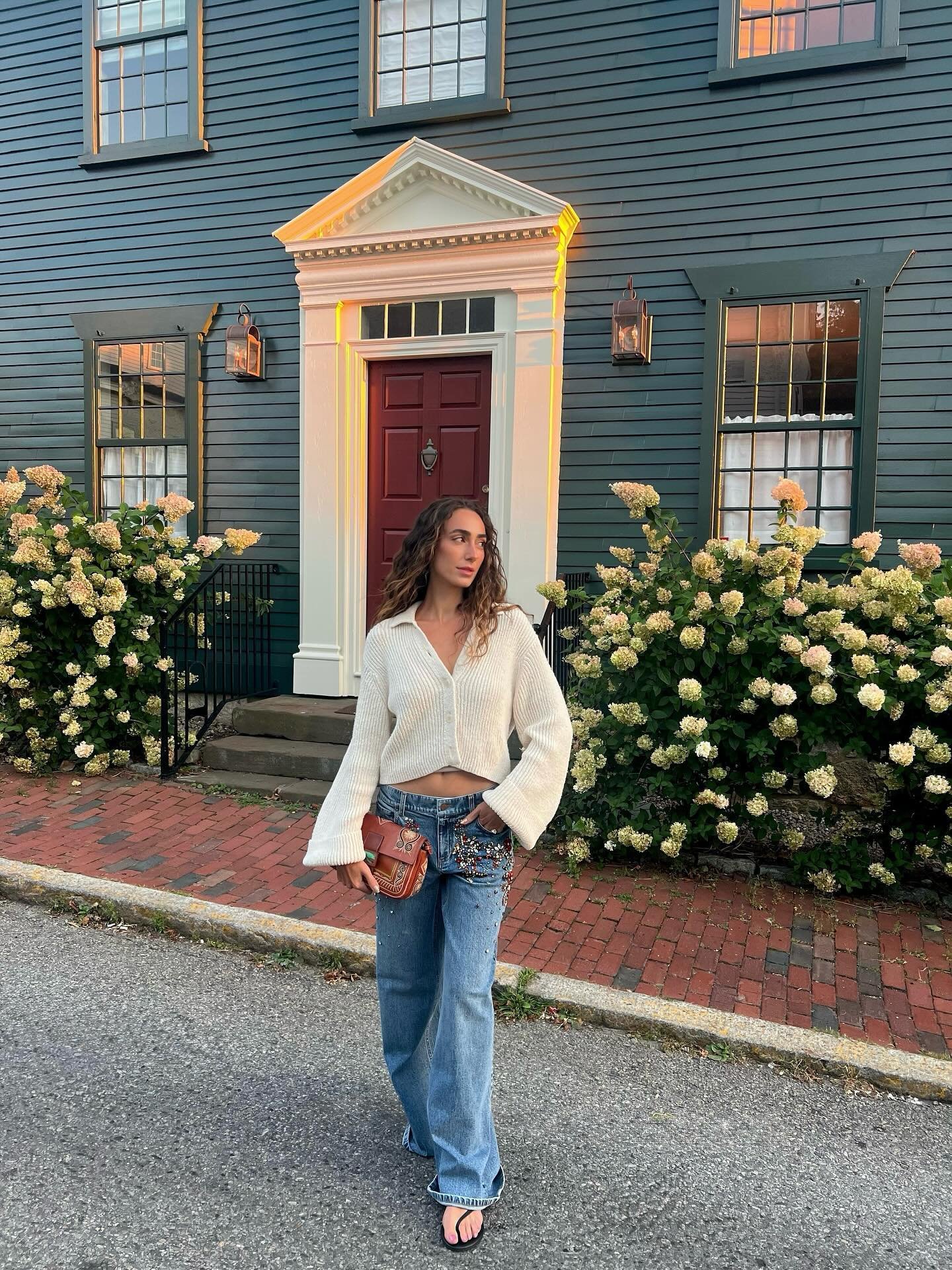 Amazing Embellished Jean In Brooklyn Blue | Alice + Olivia
