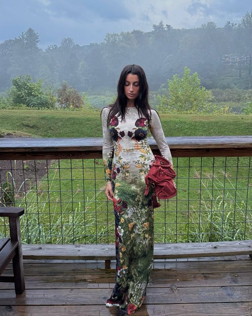 DELORA MAXI DRESS in FORBIDDEN FOREST | ALICE + OLIVIA