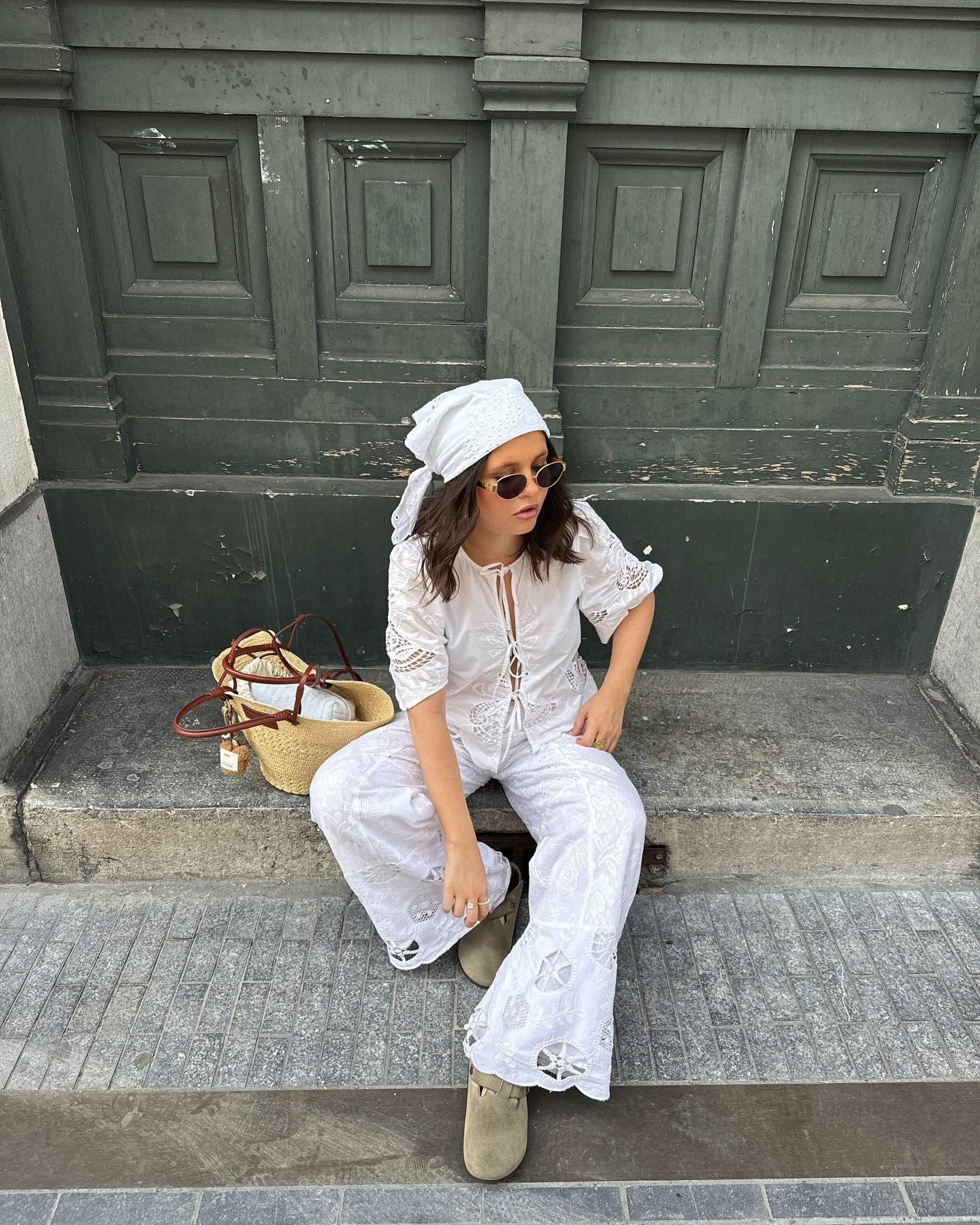 Embroidery Patchwork Trousers まとめ買い用 ZW COLLECTION PATCHWORK EMBROIDERED PANTS - Ecru | ZARA