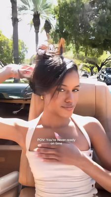We love a car grwm 🚗💄 Watch @shaniachristinad get ready on the go with her fave picks like the @anastasiabeverlyhills Stick Blush in Peach Caramel, @olehenriksen Pout Preserve Peptide Lip Treatment in Creme Brulee, and @gisou Honey Infused Hair Perfume 💖 Shop her picks at the link in bio