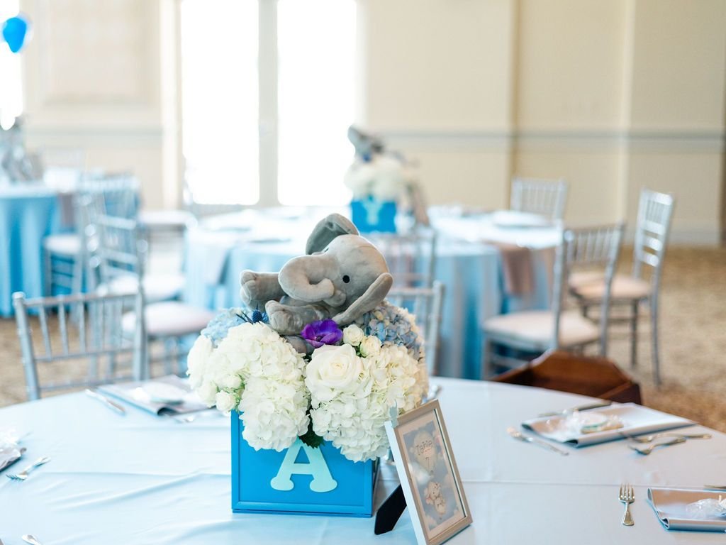 Lamour Light Blue Table Linen - Linen Rentals | Wedding Table