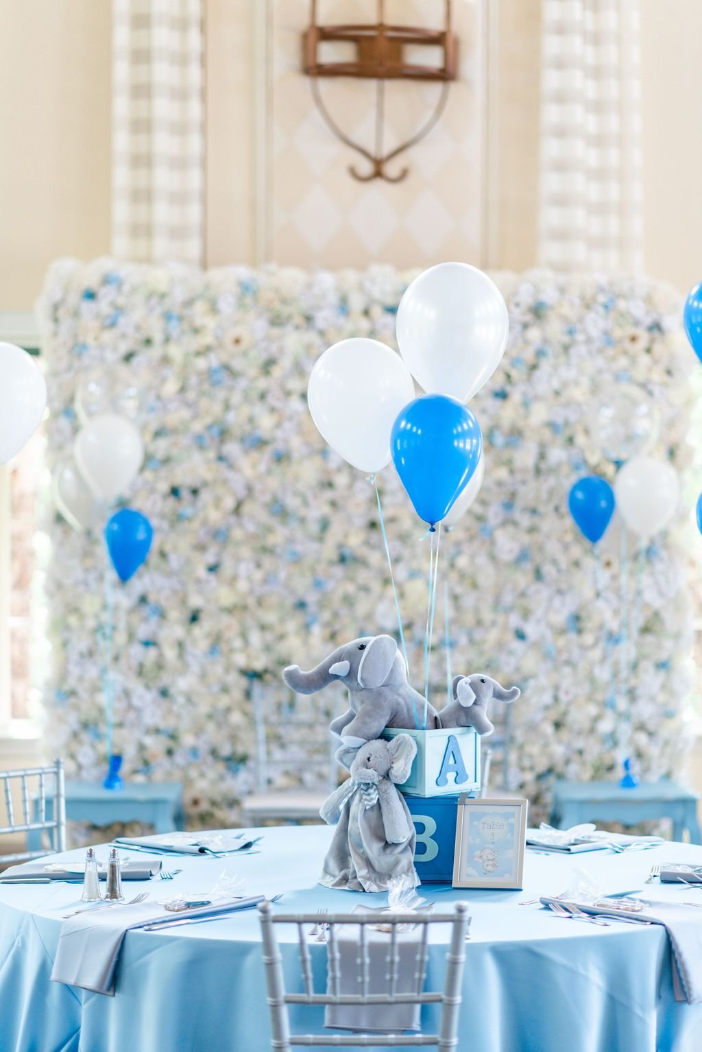 Lamour Light Blue Table Linen - Linen Rentals | Wedding Table