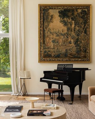 Journey Terracotta Red Velvet Stool - image 11 of 13