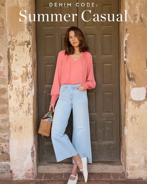 Here's an outfit formula for an easy-breezy, laid-back summer outfit.
.
.
.
.
#nydj #perfectfit #summerstyle #denim