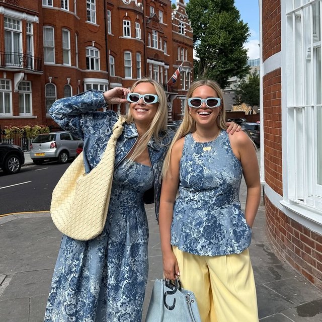 Twinning is always winning when you're wearing our Charlotte Denim print, and we can't get enough of how @oliviaandalice have styled their matching looks. 💙