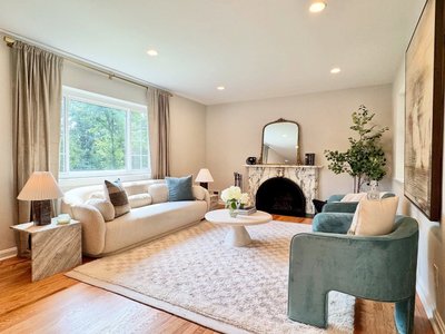 Bianca Black Marble Table Lamp with Pleated Linen Shade - image 6 of 10