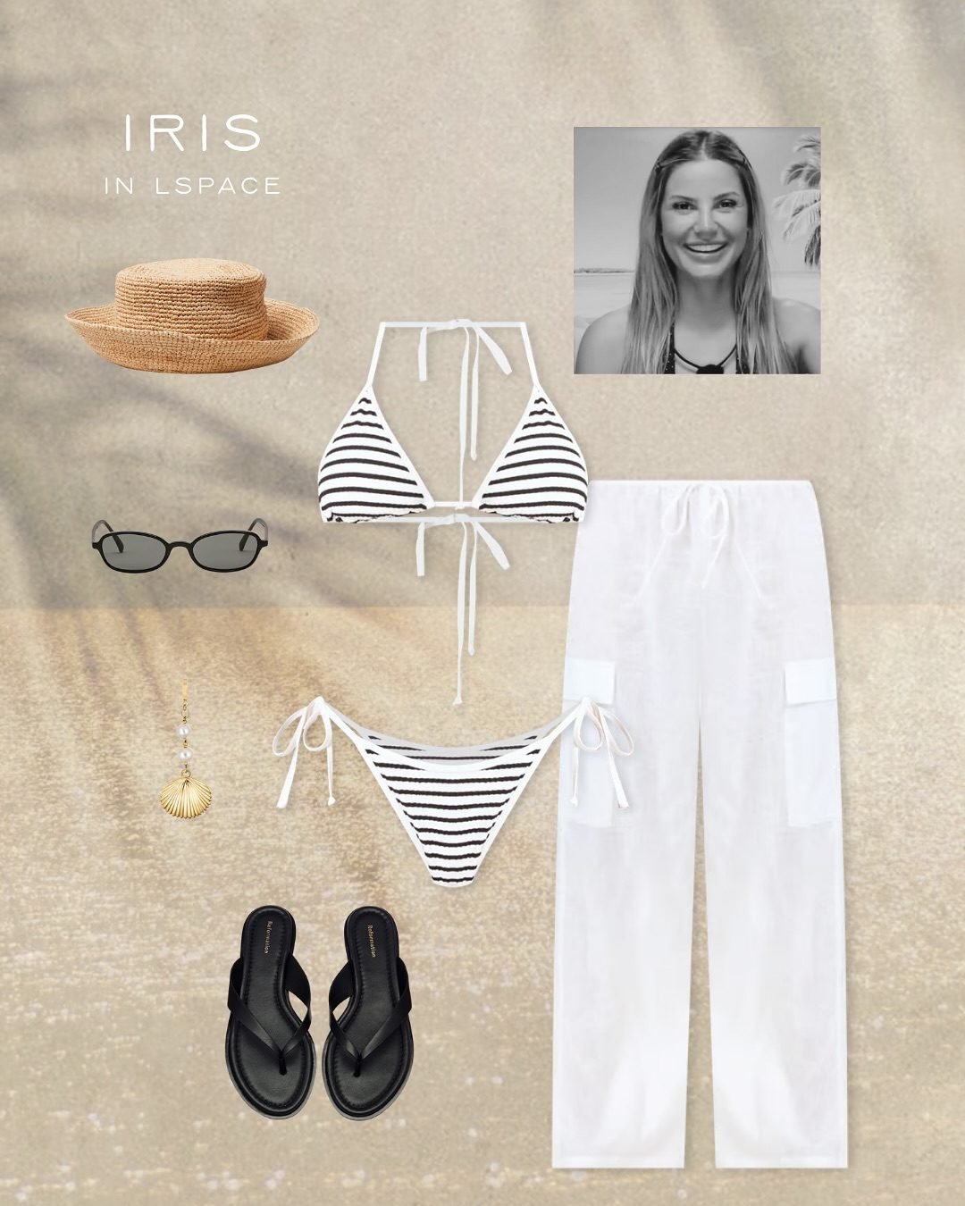 Product | Aspen Bikini Top - Sail Along Stripe