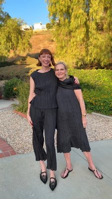 she’s the cutest!!! thanks to her favorite brand eileenfisherny for our matching outfits she was so excited 🫶🏻 #nana #matchingoutfits #OOTD