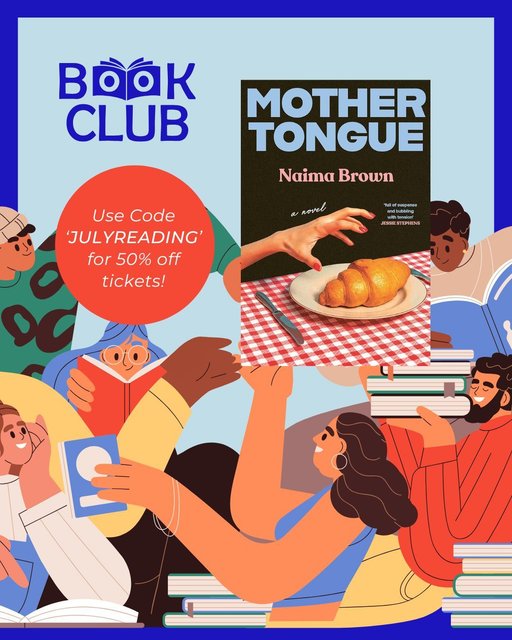 🎉 50% OFF Book Club Tickets – Limited Time Only! 🎉
Use code 'JULYREADING' at checkout and join us for a night of books, brews & brilliant convos! 📚🍻

South Eveleigh’s July Book Club Social is back with @tobereadbookclub at @brewdogsoutheveleigh.

What’s included:
📖 Chats about all things 'Mother Tongue' by Naima Brown
🍺 Free drink upon arrival + nibbles & pizza
🎁 Lucky door prizes including $100 gift cards
💬 Great chats, solo-friendly vibes

📅 Thurs 24 July | 6–8pm
📍BrewDog, South Eveleigh
🎟️ Tickets via the link in our bio – get in quick (limited time only!)