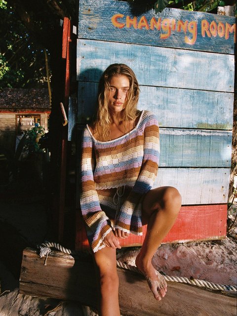 knit perfection 🌴 introducing the Lost Tides Top + Short