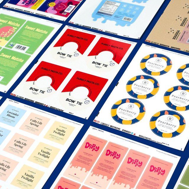 Whatever your label need, we got a sheet for that.