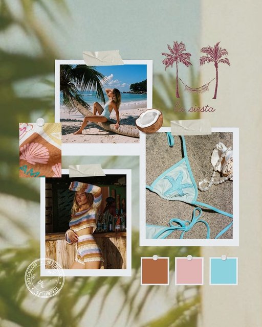 this summer’s color palette 🐚✨