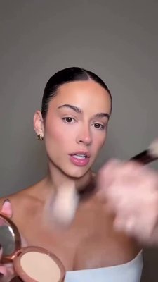 @danielllestrada just cracked the code to summer makeup: start with hydration 💦 For her base, she starts with @iconic.london’s Blurring Primer, @summerfridays’ ShadeDrops Broad Spectrum SPF 30 Mineral Milk Sunscreen + Lip Butter Balm ☺️ To complete her look she goes in with @benefitcosmetics’ Eyebrow Pencil + Gel, @toofaced’s Chocolate Soleil Melting Bronzing & Sculpting Stick + Eyeshadow Palettes, @charlottetilbury’s Airbrush Flawless Finish + Airbrush Flawless Finish Setting Spray ✨ Watch her step-by-step for a dewy, heat-proof beat