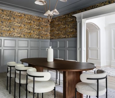 Inesse Mink Velvet Dining Chair - image 10 of 14