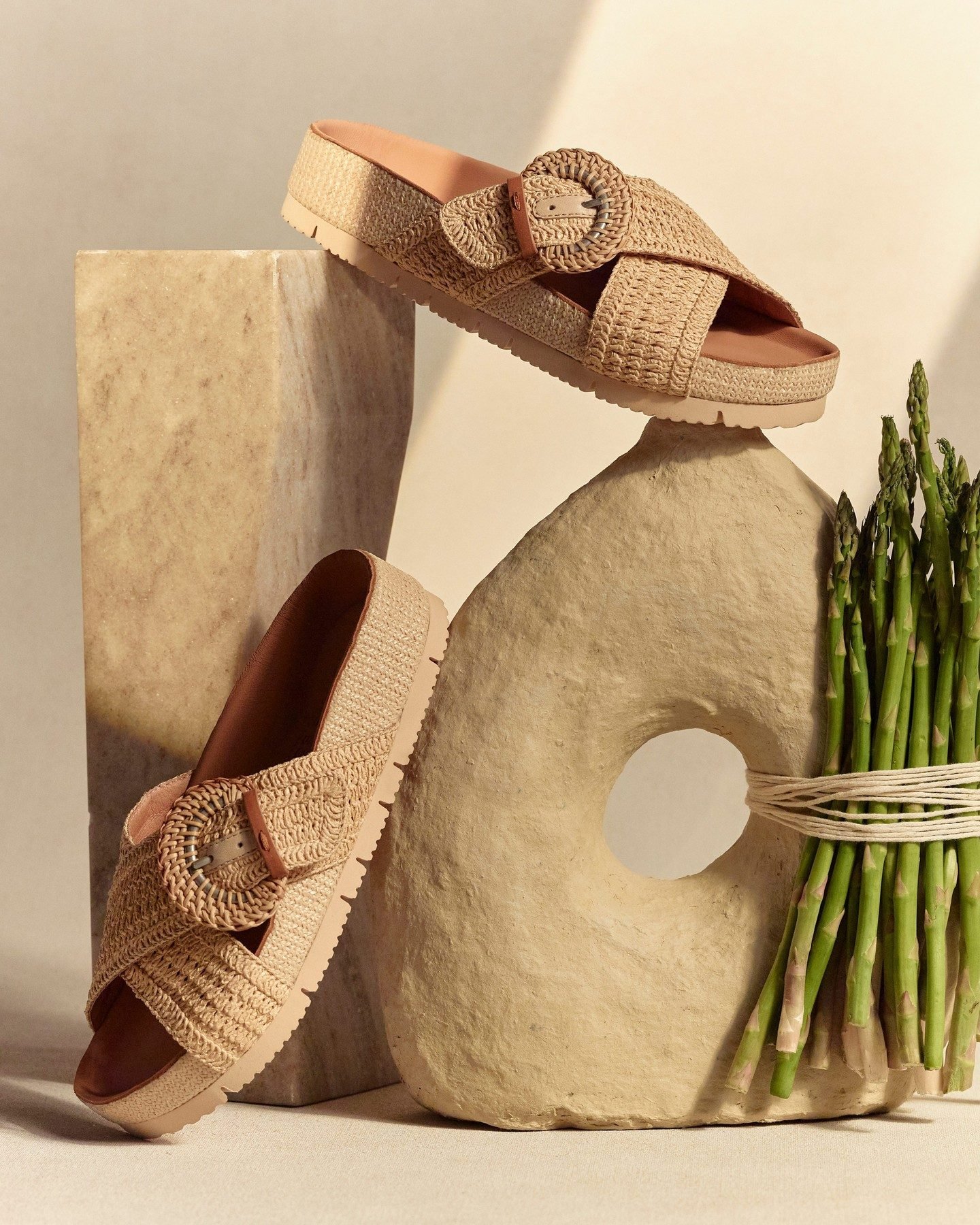 Shop Louisa Natural Raffia Slip-On – Women's Platform | KC