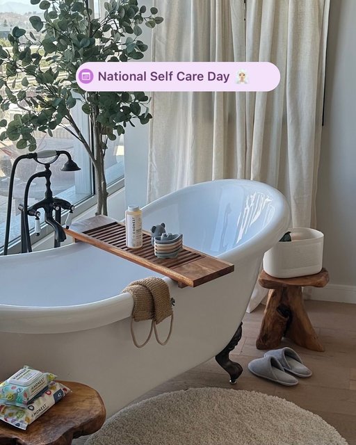 Self-care looks different for everyone. Today, whatever it means for you, resting, resetting, or recharging - make space for it! Happy #NationalSelfCareDay 🧡